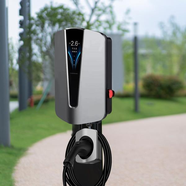 American Standard Type 1 4.3" Screen AC Car EV Charger Wall Mount IP65