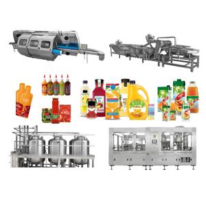 Automatic Apple Fruit Drink Production Line Special Machine For Juice Processing