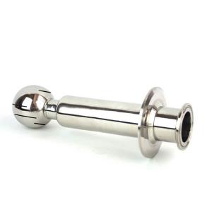 Double Clamp Flange Connection End Rotary CIP Spray Ball
