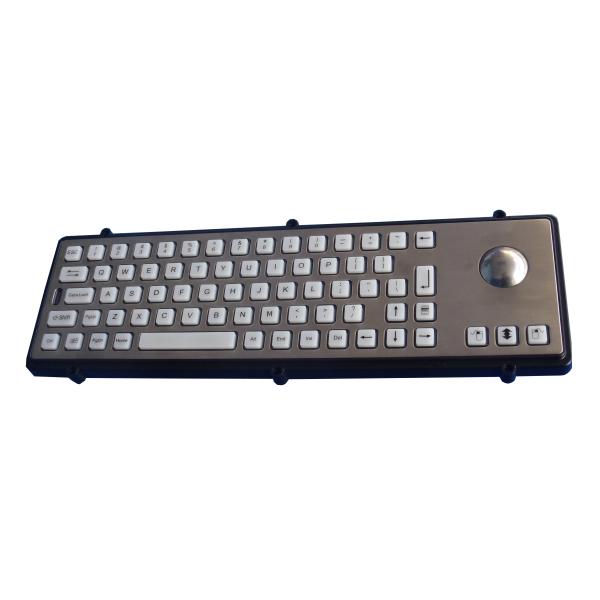 Blank transparent keys panel mount keyboard with mechnical optical laser