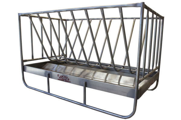 550mm High Livestock Handling Equipment , Diameter 1.8m Round Bale Hay Feeder