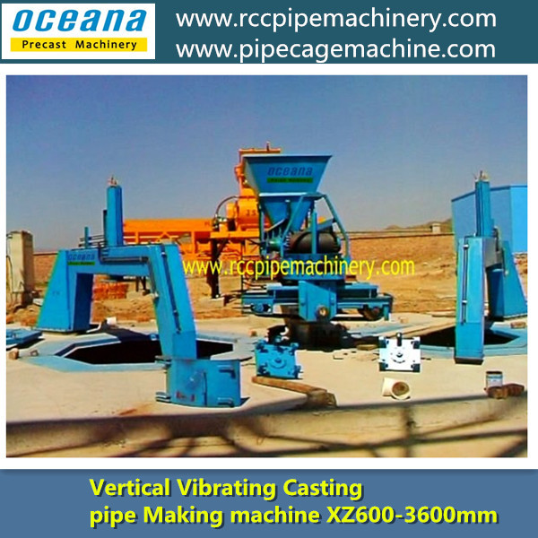 Vertical Vibration pipe Making machine