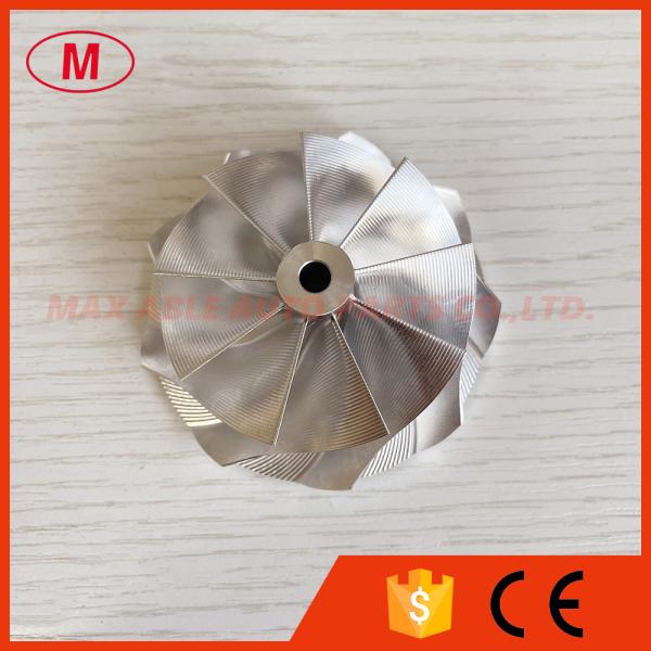 TD04 reverse 54.28/67.40mm 9+0 Blades point milling turbo aluminum 2618/Milling/billet compressor wheel
