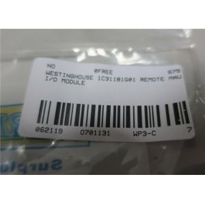 Emerson 1C31181G01 Westinghouse PLC Input Module analog input output module