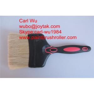 Wholesale Natural pure bristle Chinese bristle synthetic mix paint brush wood handle plastic handle 4 inch PB-006 from china suppliers