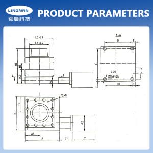 High precision 4 position LD4-6132 vertical NC turret for CNC turret punching