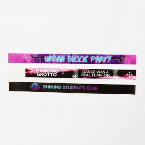Full Color Waterproof Tyvek Wristbands with Sequential Numbering/Barcoding