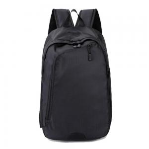China Fashionable Style Black Canvas Mens Hiking Backpacks Travel Bag 29x16x45 Cm Size on sale