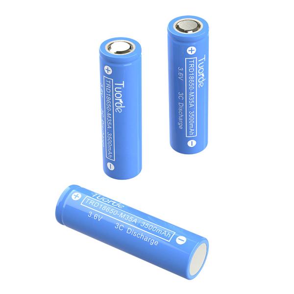 Lightweight Low Temperature Lithium Battery , 3500mAh 18650 Lithium Ion Battery
