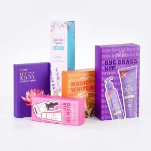 Wholesale Custom Logo Lamination Customize Print Folding Cosmetic Paper Boxes