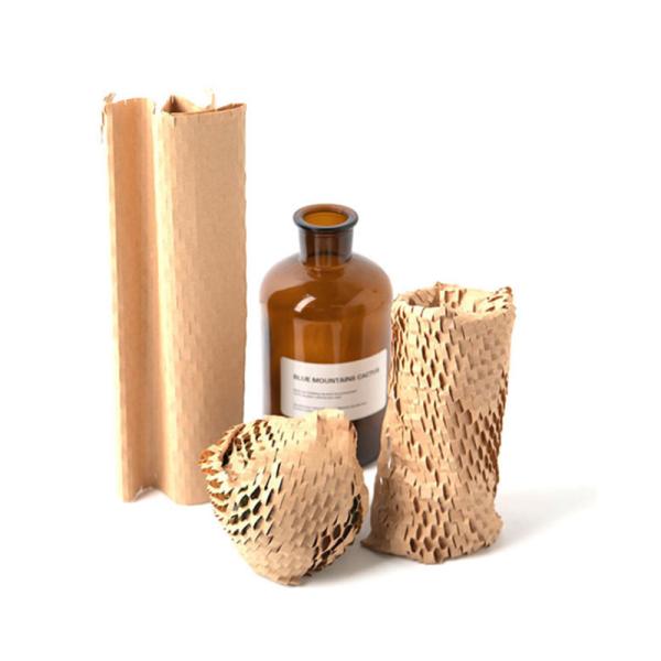 Recyclable Kraft Honeycomb Paper Padded Mailers Self Adhensive Tape