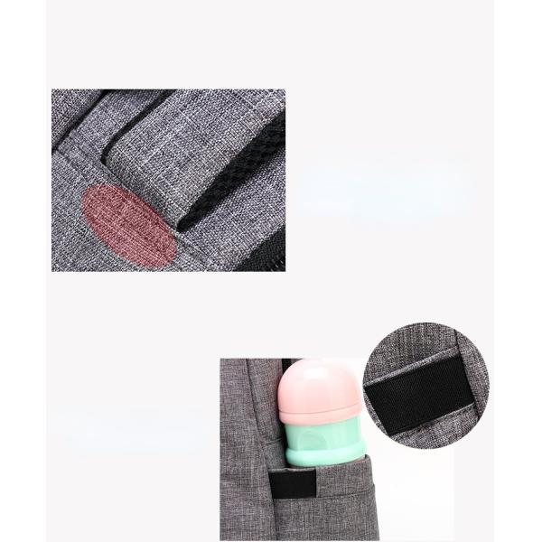 Multi-Function Mummy Maternity Nappy Bag Fashion Patchwork Large Capacity Baby Bag Travel Backpack Nursing Bag for Mom&Dad