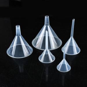 Disposable Plastic Consumable Lab Funnels Clear Plastic Funnel, Transparent PP
