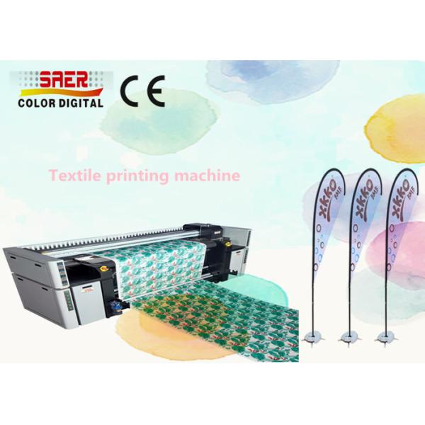 Direct Textile Printing Sublimation printer / Roll To Roll Polyester flag