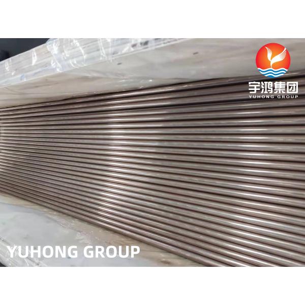 Copper Alloy Seamless Tube for Heat Exchanger / Condenser Length as Per Customer's Request