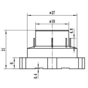 Wholesale Multifunctional miniaturized range detector with accelerometer for various industries with Ф18.2mm X23mm size from china suppliers