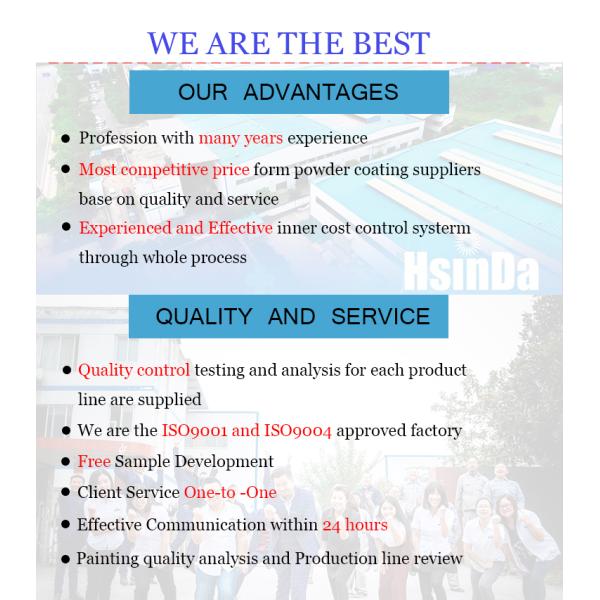 H SINDA solid polyester resin powder coating paint