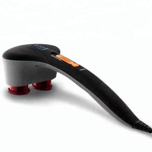 Heads Interchargeable Two Headed Back Massager With Push Button Speed Adjustment