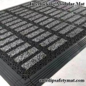 Modular PVC Tiles Rubber Backed Entry Mats 16MM Height
