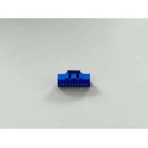 20-Pin IDC Dual-Row Enclosed Male Connector, Pin-Header Type, Exposed 3.2mm,