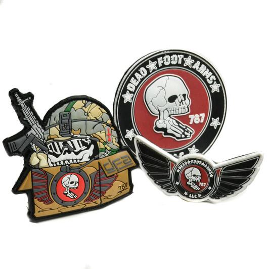 DFA Box Warrior 4mm Thickness Morale PVC Patch Waterproof