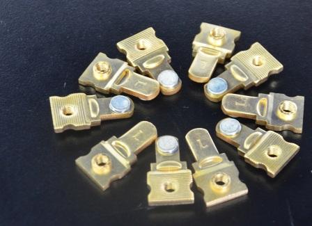 Brass Components Electrical Contact Assemblies Low Resistance For Electrical Appliances