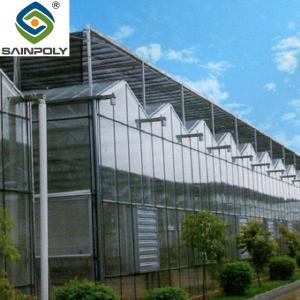 China PC Economical Intelligent Polycarbonate Plastic Greenhouse With Cooling System on sale