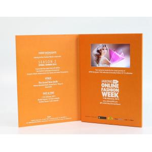 2G USB downlaoding video module lcd brochures for greeting cards