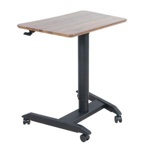 Wooden Standing Table Pneumatic Height Adjustable for Luxurious and Functional