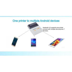 Ticket Printing Mini Bluetooth Printer 8dot/mm Resolution Rechargeable Device