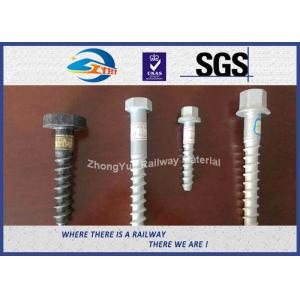 Hot Deep Galvanized Railway Sleeper Screws HEX Head Screw Spike
