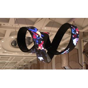 IP45 Practical Bendable LED Screen , Multiscene Flexible LED Video Wall