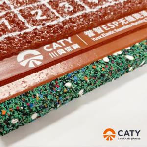 UV Resistant Playground Track Installation Shockproof Playground Track