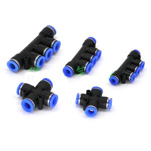 Air Compressor Hose Tube Straight Pneumatic Push In Quick Connector Adapters
