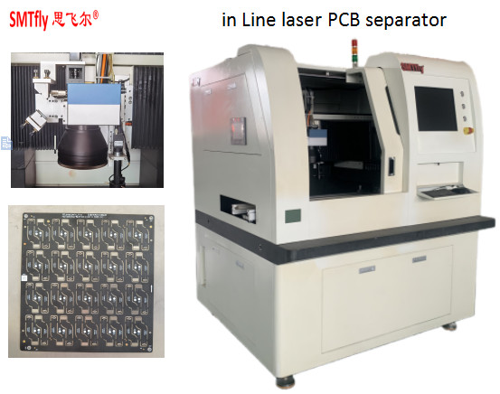 Fiducial Recognition Laser PCB Depaneling Machine Optional Stainless Steel
