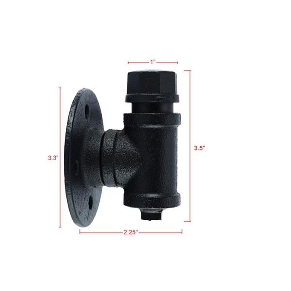 Portable Clothes Rack Industrial Pipe Coat Rack Black Color For Hanging Coats