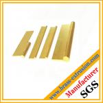 fine brushed satin surface brass extrusion sections hinges profiles brass hpb58