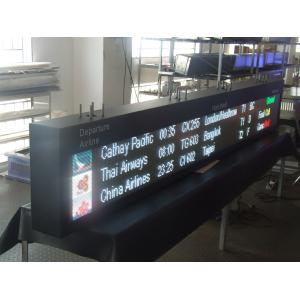 IP65 Airport Flight Display Board Passenger Assistance System