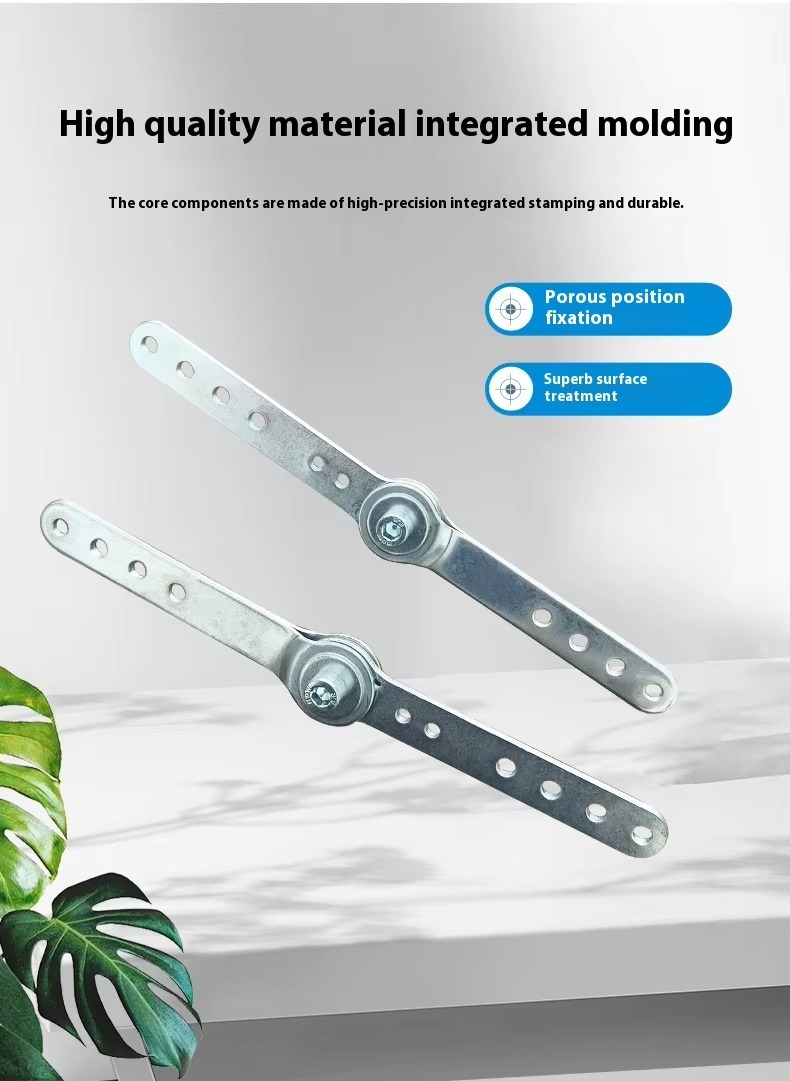 Wanjusheng Adjustable Metal White Zinc Sofa Headrest Hinge Multi-functional Furniture Hinge Living Room Kitchen Bathroom Iron