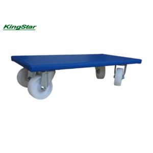 Wholesale Blue Anti - Slip Transport Roller Wheeled Dolly For Moving Furniture , Heavy Duty 4 Wheel Dolly from china suppliers