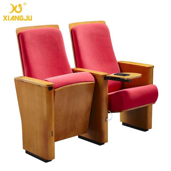 Plywood Outerback Rectangular Shape Auditorium Chiars USB With MDF Tablet ​