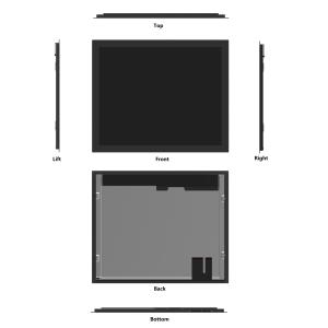 Wholesale 19 Inch Optical Bonding Module of Capacitive Touch Screen with TFT LCM with LVDS from china suppliers