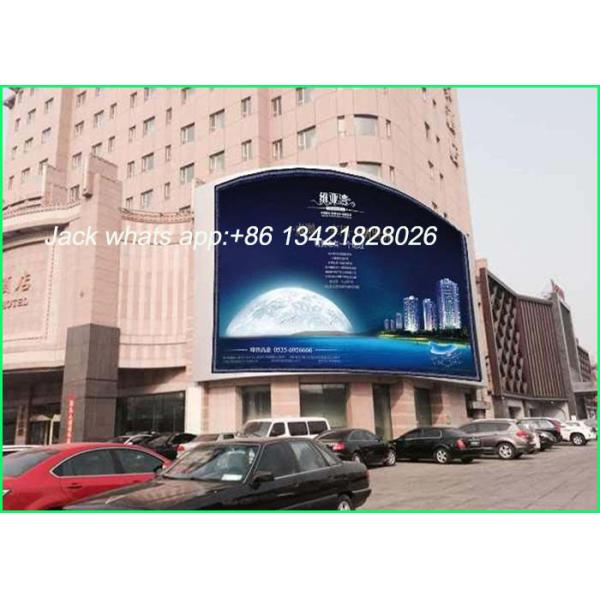 Light Weight Outdoor LED Displays Full Color Led Screen For Outside Buildings
