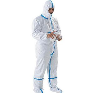 Breathable Disposable Protective Clothing With Elastic Cuff / Waist / Hood