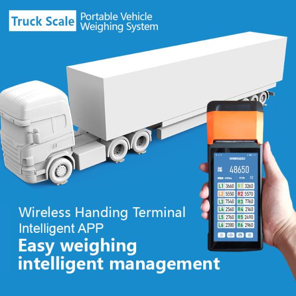 Portable LED Display Truck Scale Weighs Up To 12.5kg -10.C To 40.C Lithium
