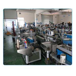 220V Flat Labeling Machine , Round Bottle Labeler With Auto Position
