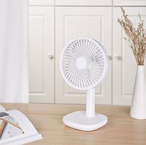 China 3 Speeds Rechargeable Table Fans PSE Small Desk Fan Battery Operated on sale