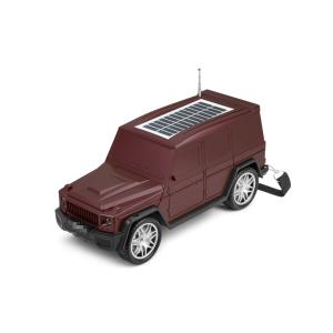 Classic Car Shaped Bluetooth Speaker Combines Solar Flashlight And Radio