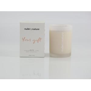 Customized Logo Home Scented Candles With Frosting Process Glass Jar