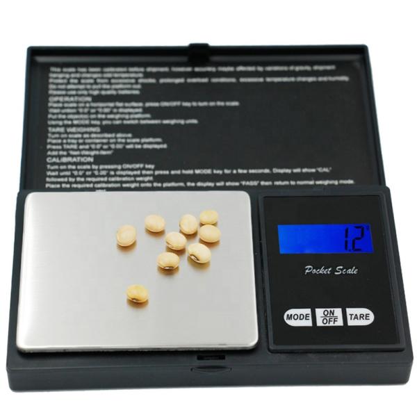 High Precision Professional Mini Scales 500g 0.01g Digital Pocket Scale Jewelry Weighing Balance LCD Display OEM 200g